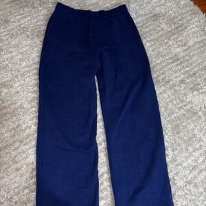 Blue sweatpants